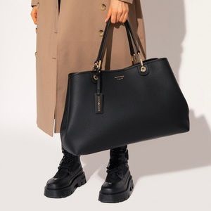 NWT Authentic Emporio Armani Black Oversized Tote